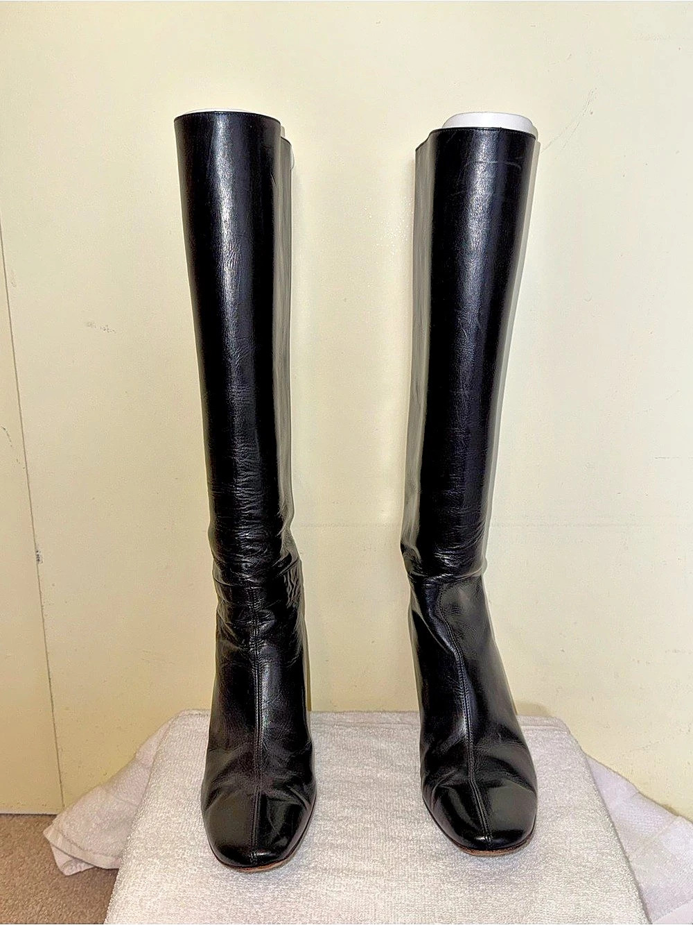 DKNY Black Tall Heeled Boots